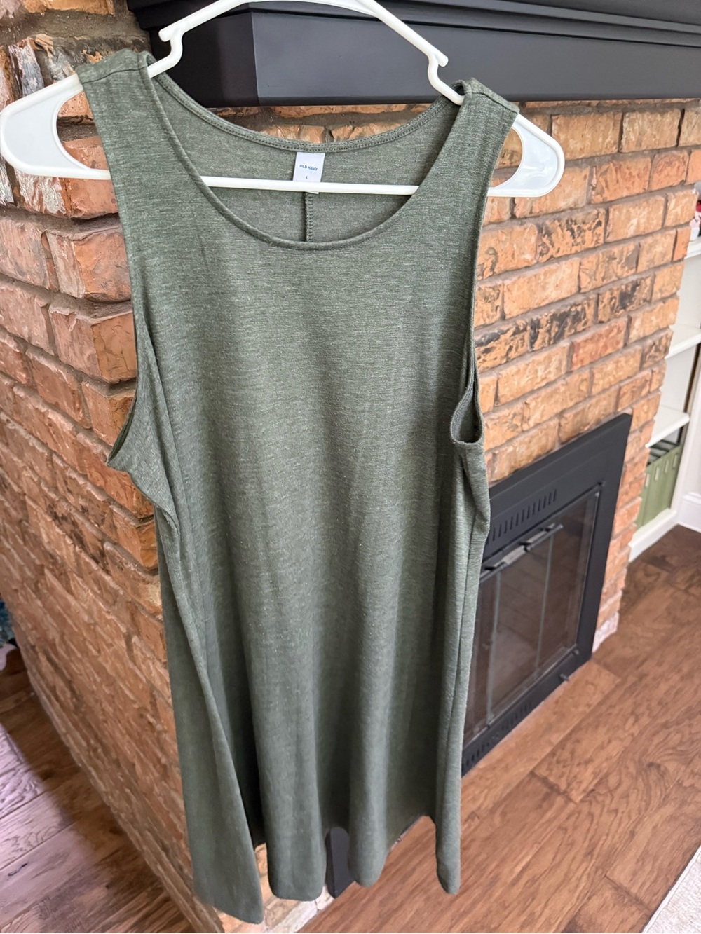 Old Navy Olive Tank Swing Dress